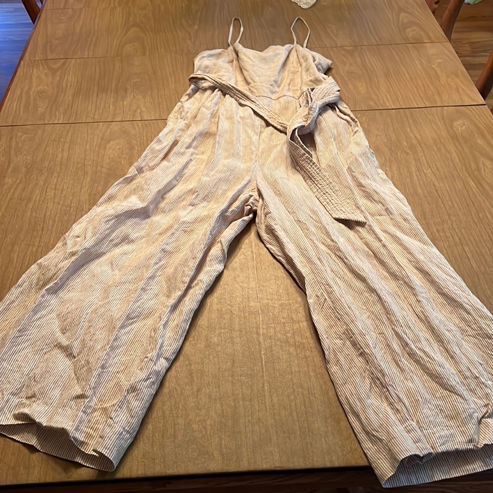 J Crew jumpsuit, with spaghetti straps